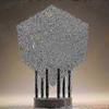 Magik Chroma Cube Glass Sculpture Home Office Desktop Ornament Housewarming Gift