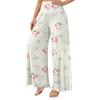 Women's High Waist Wide Leg Pants with Pockets Casual Flowy Palazzo Trousers for Daily Wear