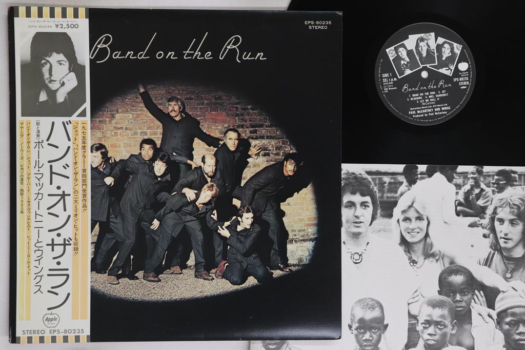 LP Record PAUL MCCARTNEY, WINGS - Band On The Run EPS80235 APPLE 1973 Japan Obi Rock Used