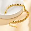 Luxury Colored Round Zircon Bracelet for Women,Gold Plated Zircon Chain Bracelets,Dainty Charm Jewelry Gift