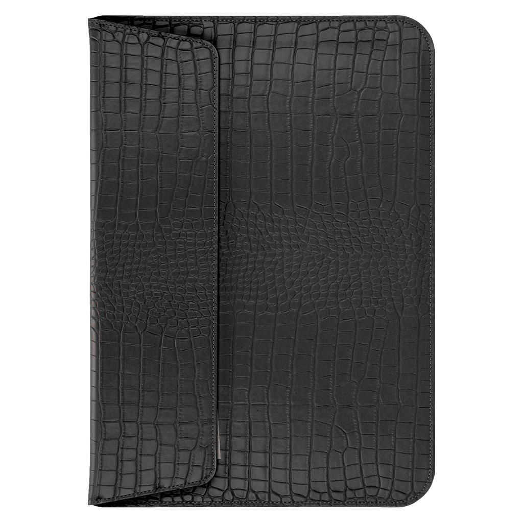 Laptop Sleeve 15.4in Magnetic Buckle Design 39x28x1cm Protective Waterproof PU Laptop Case for