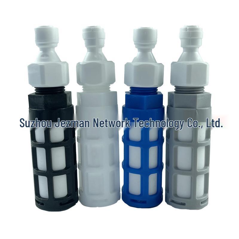 

2-Minute Self-Priming Garden Spray Pump Filter: Filters Water Impurities for Optimal Suction Black and White