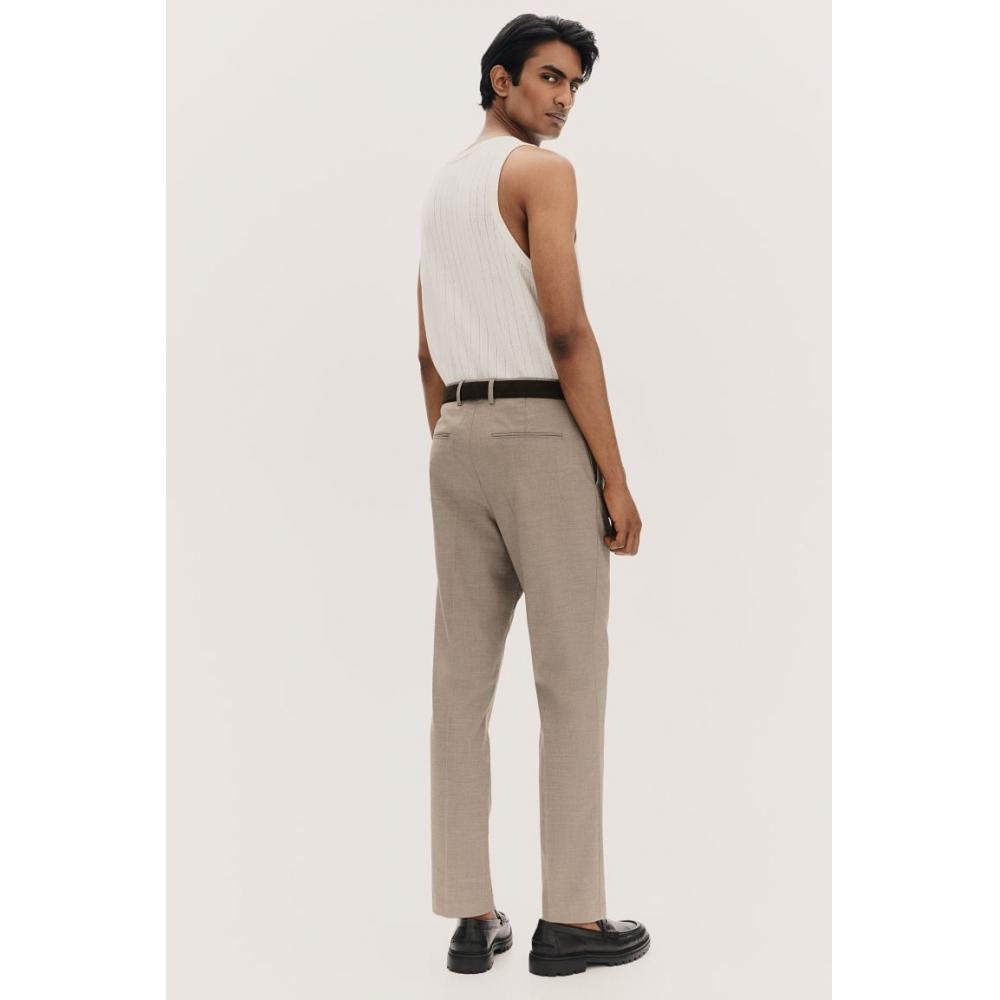H M sliM Fit Suit Pants Grey
