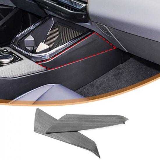 ABS Černá Imitace Dřeva Středová Konzole Boční Lišta Řadicí Páky Pro BMW X3 G45 2025+