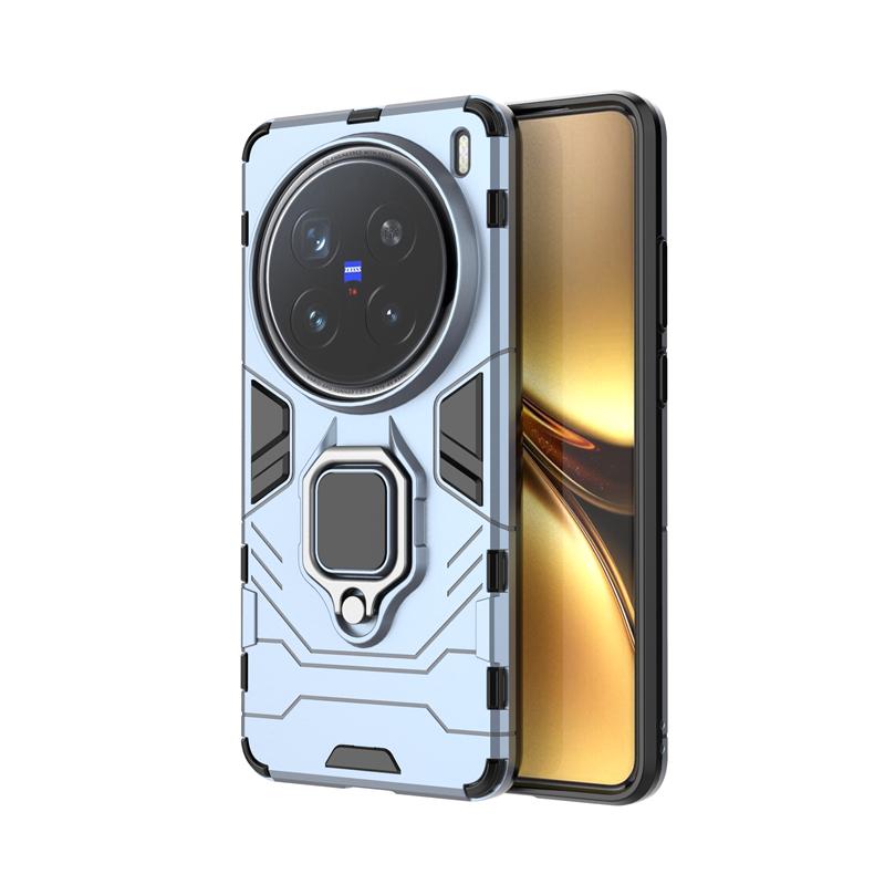 For Vivo X200 Pro Case Anti-knock Armor Magnetic Suction Stand Full Back Cover Vivo X200 Pro Case For Vivo X200 Pro 6.78 inch