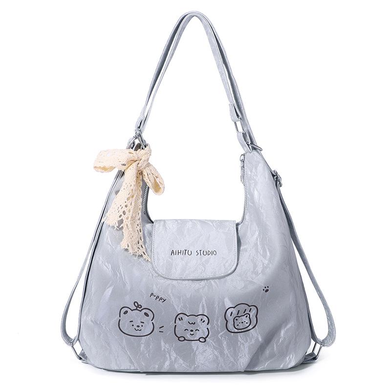 

Женская сумка-тоут большой вместимости - Универсальная, роскошная сумка через плечо или на плечо с широким ремнем для повседневных поездок One Size