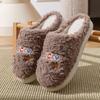 Cotton Slippers Men's Winter New Indoor Home Thick Bottom Warm Non-slip Household Wool Slippers Women's Home