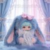 Snow Fu Rabbit Lace Dream 600% Plush Blind Box Mystery Surprise Cute Stuffed Doll Ornament Soft Plush Figurine Birthday High Quality Gift