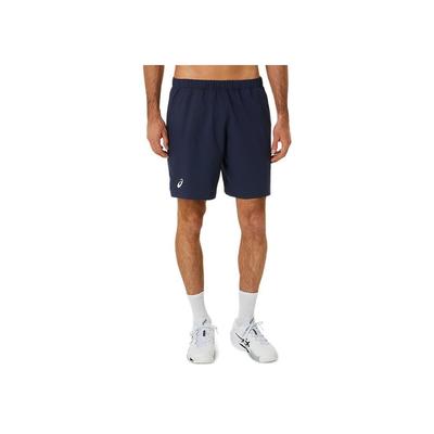 Court 9In Short Logo Print Mid Waist Drawstring Straight Casual Shorts Men Shorts Midnight-Blue 2041A261-400