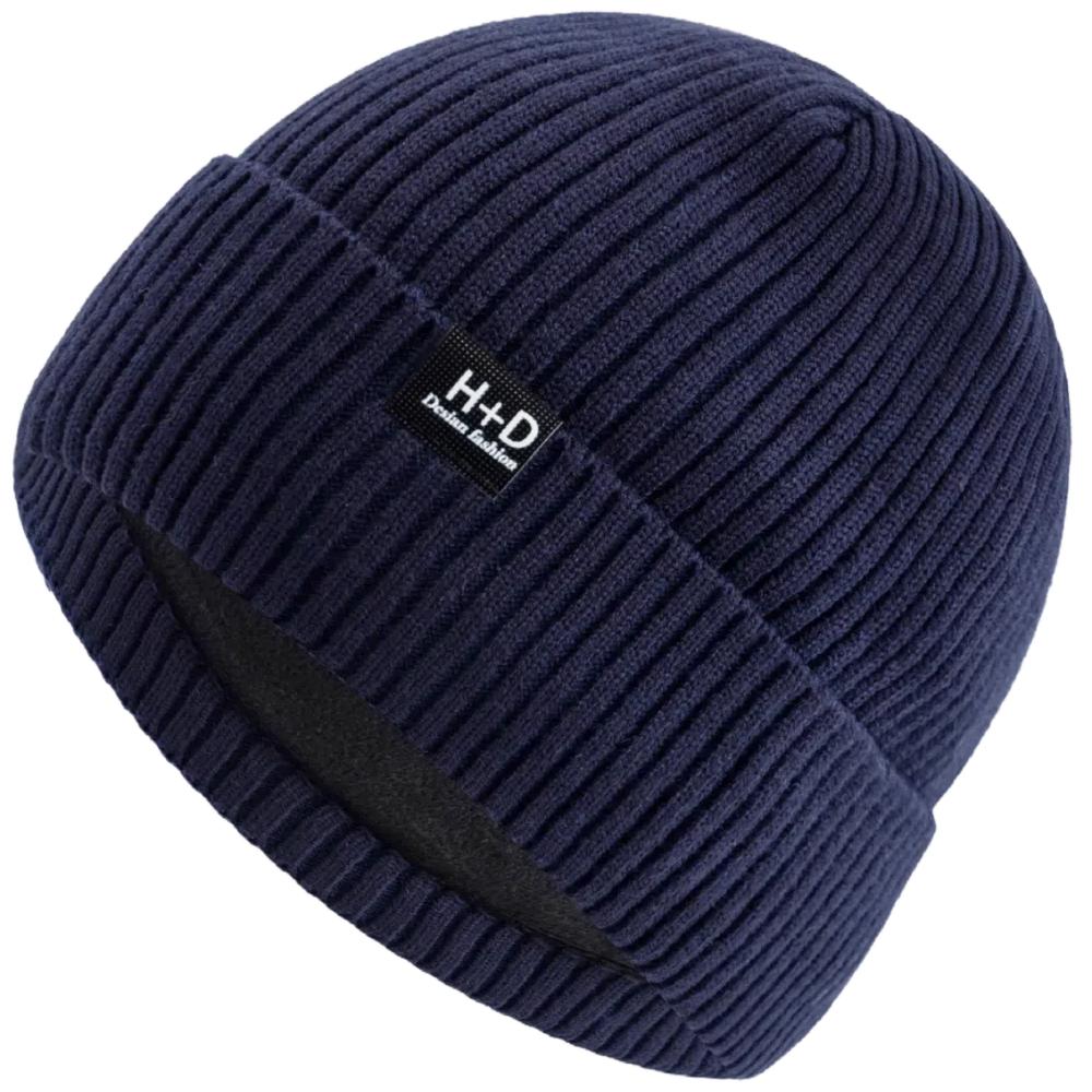 New Style Unisex Letter Warm Winter Hats Stylish Plush Fur Lined Soft Beanie Cap Thick Winter Knitted For Men Women Outdoor Hats