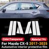 For Mazda CX-5 CX5 2017-2025 Car Interior Center Console Screen TPU Protective Film Anti-scratch Repair Film Sticker Accessories