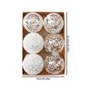 Shatterproof Christmas Ornaments Decorative Set Christmas Tree Decorations Ornament Set For Window Wall Home Cafe Hotel Mall