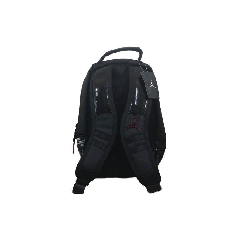 Jordan Polyester Basketball Bag Backpack Small Size Unisex Black Red Jordan 7A0024-KR5