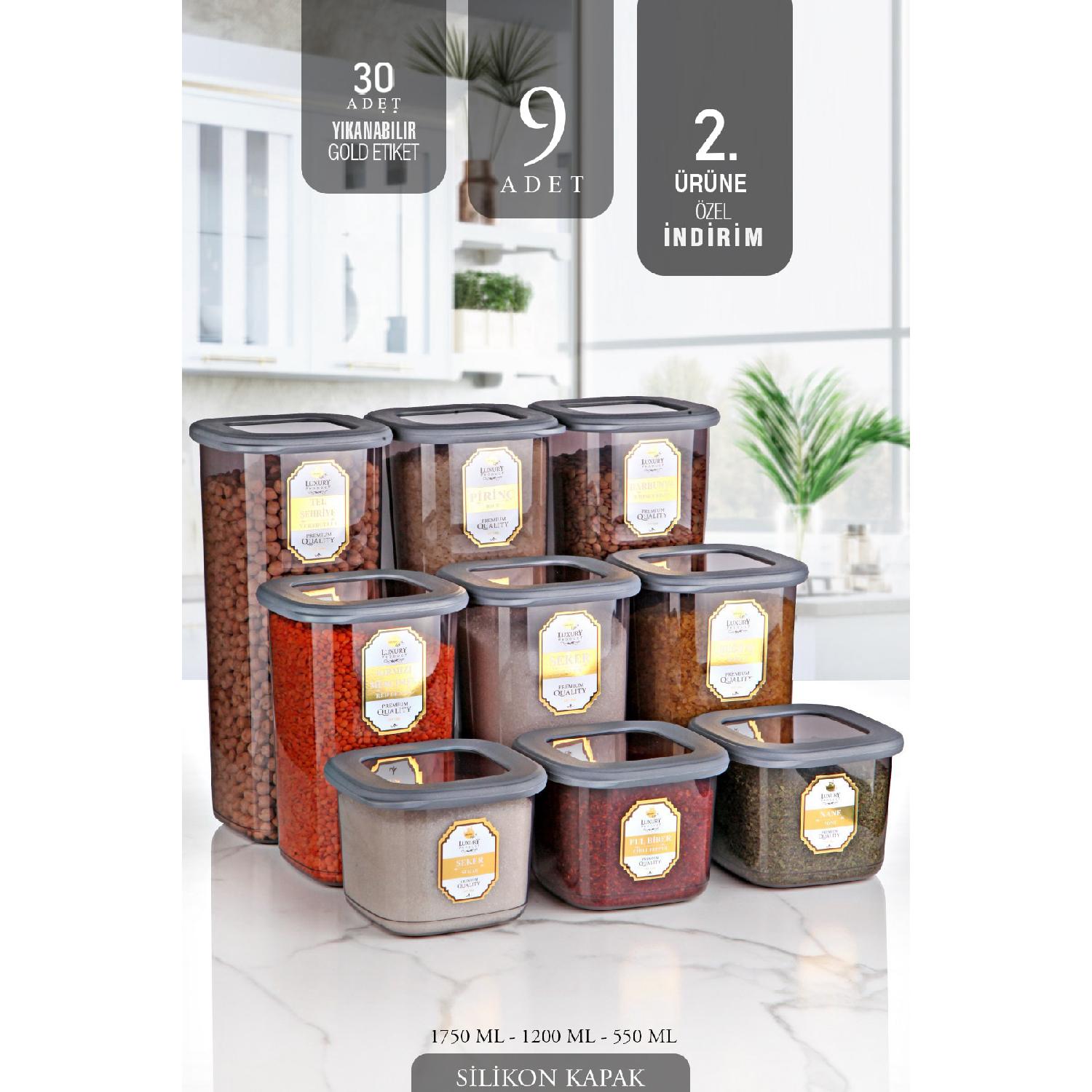 

Набор из 9 контейнеров для хранения Bony Square 1750 1200 550