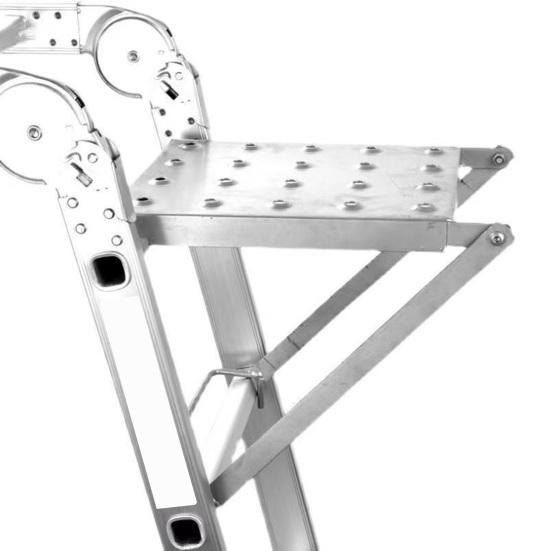 Pracovní plošina na žebřík Protiskluzová Odolná Nástavec na pracovní tác k žebříku Příslušenství Víceúčelová Skládací Malířská žebřík Rozšiřovací nástroje