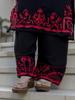 Black Embroidered Kurta Set for Women Ethnic Suit with Dupatta Party Wear