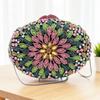 Colorful Rhinestone Women Evening Clutches Bags Green/Black/Pink Flower Clutch Purse Luxury Diamond Wedding Bridal Bag Stones