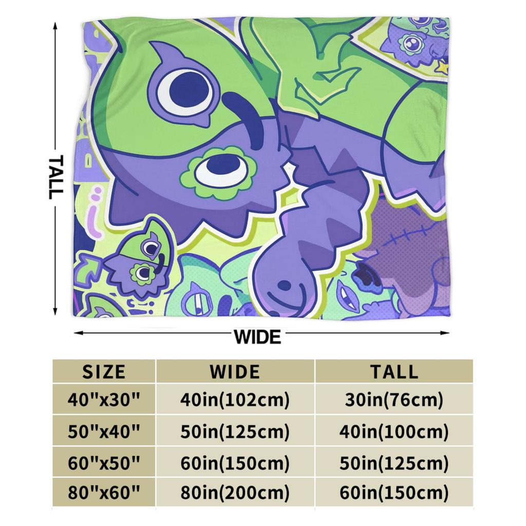 Bittergiggle Garten Of Banban Blanket Gaming Flannel Throw Blanket Summer Air Conditioning Printed Soft Warm Bedspreads