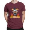 Men Exquisite Bears T Shirt F-Fazbears 100% Cotton Clothing Vintage Short Sleeve Round Neck Tees T-Shirt