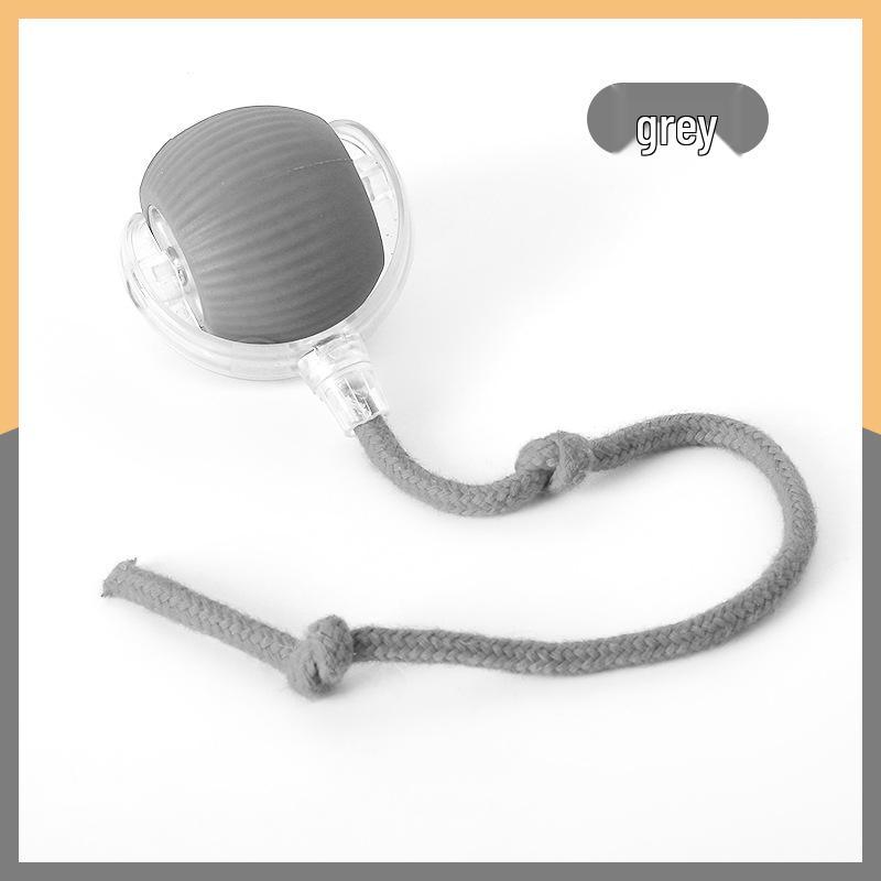 Bite-Resistant Automatic Cat Teasing Toy Ball with Rope for Boredom Relief