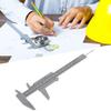 Calibro a corsoio in plastica ad alta precisione 150 mm strumento di misurazione 0,5 mm(Grigio)