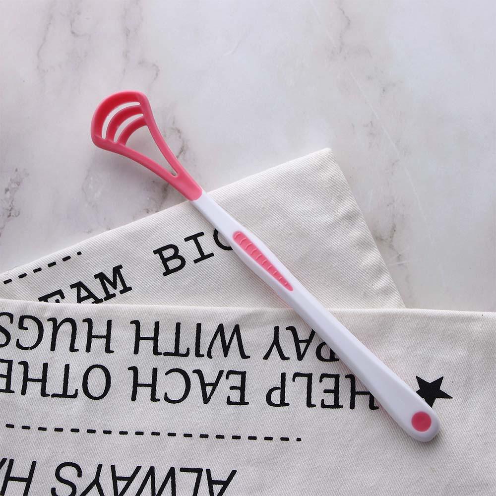 Hygiene Tools Remove Bad Breath Oral End Care Tongue Cleaner Tongue Scraper Tongue Brush Toothbrush