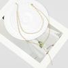 Choker Perlen Halskette Lederseil Halskette Edelstahl Metall Choker Schlüsselbein Kette Hals