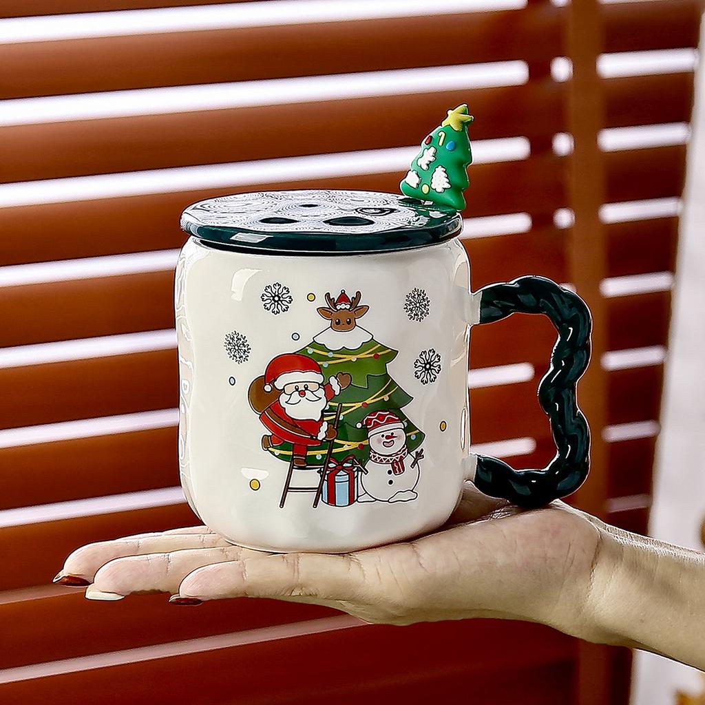 Christmas Santa Claus Mug A Practical Addition to Any Home Simple Use and Easy Keep Clean Built