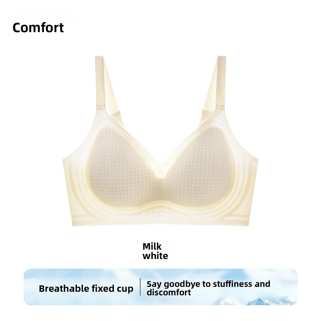Female Summer Thin Cool Breast Close Anti Sagging Small Chest Traceless Underwear