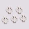 Teamer Stainless Steel Charms DIY Jewelry Making Question Mark At Dollar Sign Mini Charms Bracelet Necklace Handmade Accessories