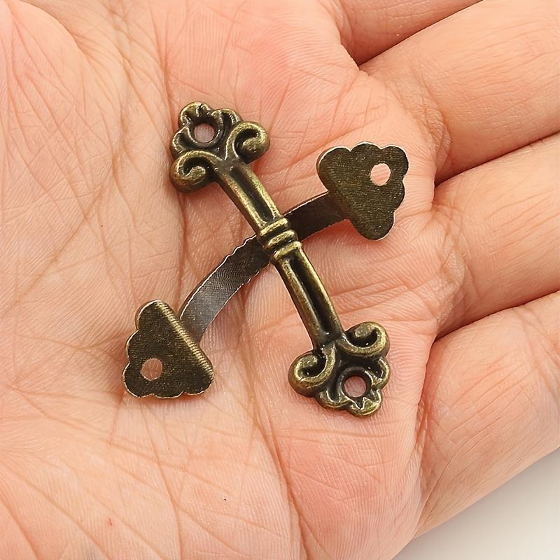 15/30 de bucăți Mini Ornamente Mânere Sertare din Zinc - Alamă Vechi - Perfect pentru Cutii de Bijuterii și Tragere Mici pentru Organizator de Mobilier