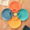 Kitchen Breakfast Snack Dip Tray Dried Fruit Tray for Household Snacks Steamed Dumpling and French Fries Sauce Plate