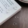 S999 Sterling Silver Zirconia Diamond Ear Hooks for Women – Elegant, Lightweight, High-End Ear Cartilage Studs with Sophisticated Design