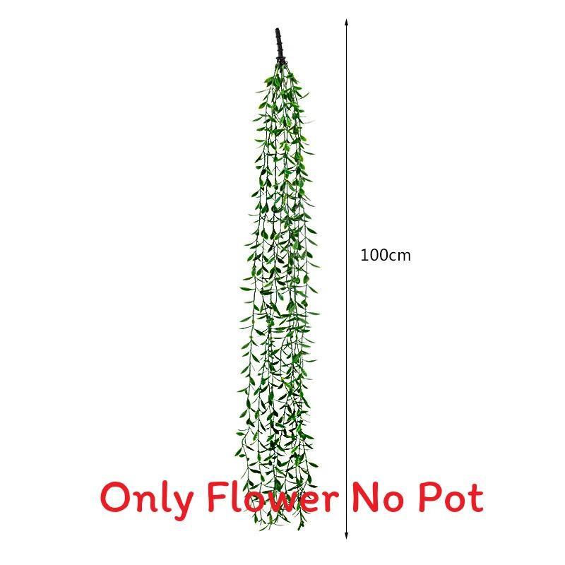 Green Babylonica Salix Plant For Home Event Decoration And Props Photography