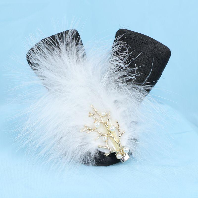 Children's Han Chinese Costume Chignon Ornament Cute Girl Tang Style Bun Mid-Autumn Festival Stage Performance Headdress Suit