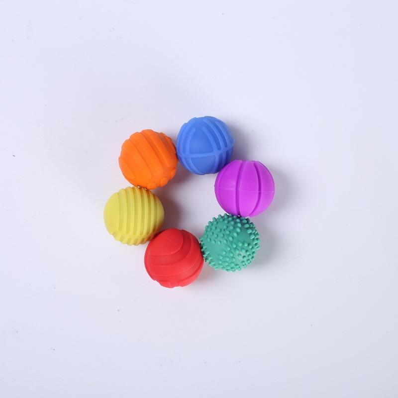 Non-Toxic Magnetic Ball Stress Relief Silicone Ball Educational Sensory Stress Relief Ball Textured Ball For Adhd