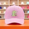 Dinosaur Boba Tea Baseball Cap Cute Kawaii Rainbow Spikes Adult Casual Cotton Sun Hat