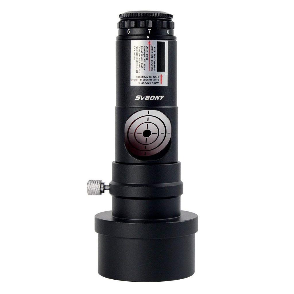 SVBONY SV120 Collimator Eyepiece for Newtonian Telescope Alignment, 1.25-inch, 7 Brightness Levels, 2-inch Adapter Included