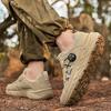 New Rotary Buckle Men's Trekking Shoes Outdoor Platform Hiking Shoes Men Climbing Shoes Mesh Breathable Walking Sneakers For Man