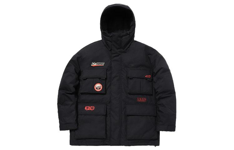 Li Ning Down Jacket Winter Men s Black AYMQ123-3 M