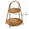 Rattan Imitation Woven Fruit Storage Tray, Dried Fruit Tray, Candy Snack Rack, European-Style, Dry Fruit Bowl, Afternoon Saucer