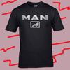 Unisex Shirt Cotton Oversize Large Size MAN Trucks Classic Logo Men Black T-Shirt Size S-5XL