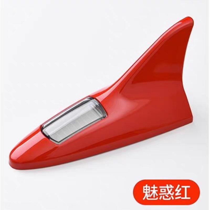 Solar Powered Car Shark Fin Anti Collision Warning Light 8 LED Flashing Waterproof Auto Safety Strobe Roof Decorative Light