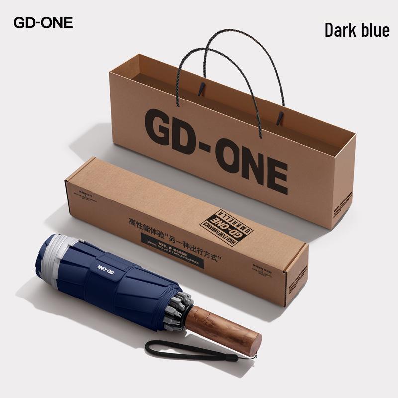60-Bone High-End Automatic Folding Dual-Use Umbrella, Anti-Rebound, Sunshade for Men & Women