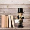 Gentleman Shape Tissue Rack Decorative Functional Toilet Paper Stand Storage Display Sculpture Resin Garden Ornament