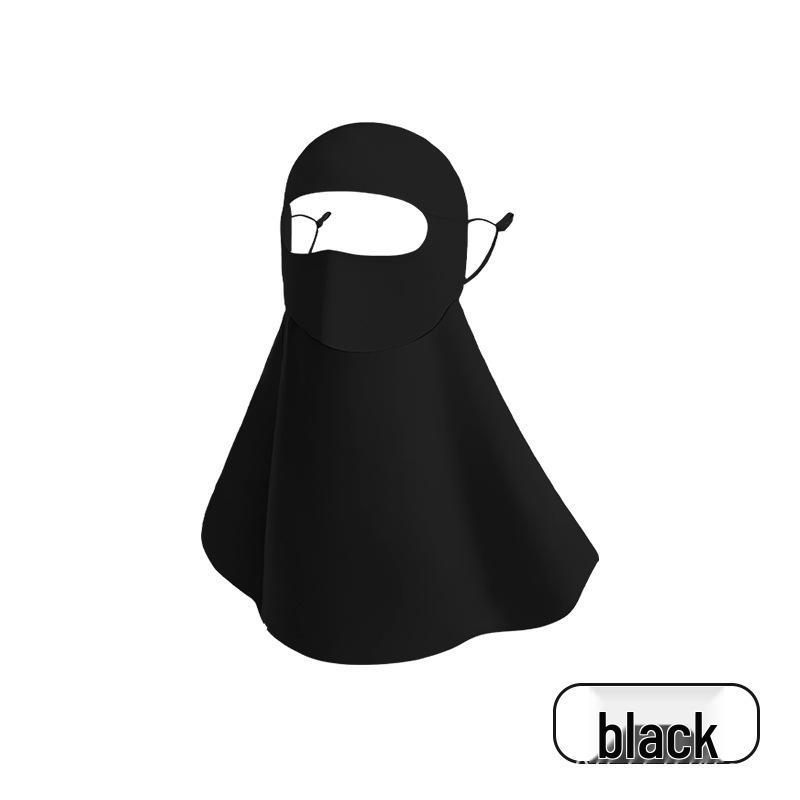 UV Protection Drinkable Facekini with Long Neck Coverage - Breathable Women s Full Face Mask