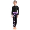 Mädchen-Gymnastik-Outfits, Kinder-Tanz-Ballett-Trikot und Stretch-Leggings-Set, athletischer Biketard