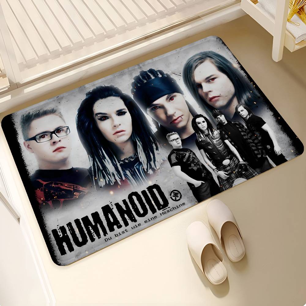 T-Tokio H-Hotel Band Floor Carpet Kids Room Bedroom Decoration Balcony Anti-Slip Doormat Living Room Hotel Decor Mat