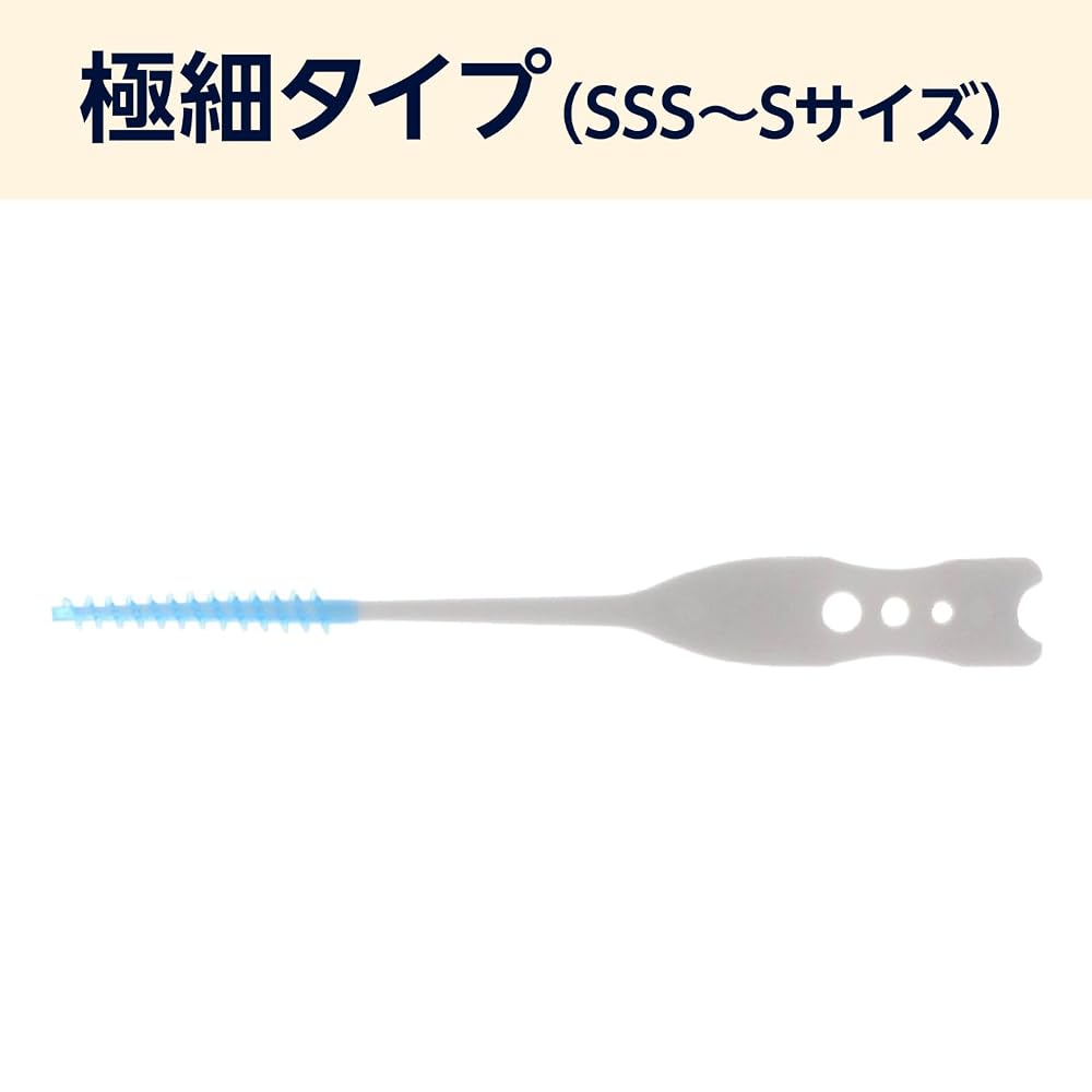 By Amazon Soft Rubber Interdental Brushes (Extra Fine Type SSS-S) 120 Pcs (60 Pcs X 2)