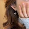 Sophisticated 3D Gardenia Trumpet Flower Earrings: Elegant and Modern Stud Jewelry for Women